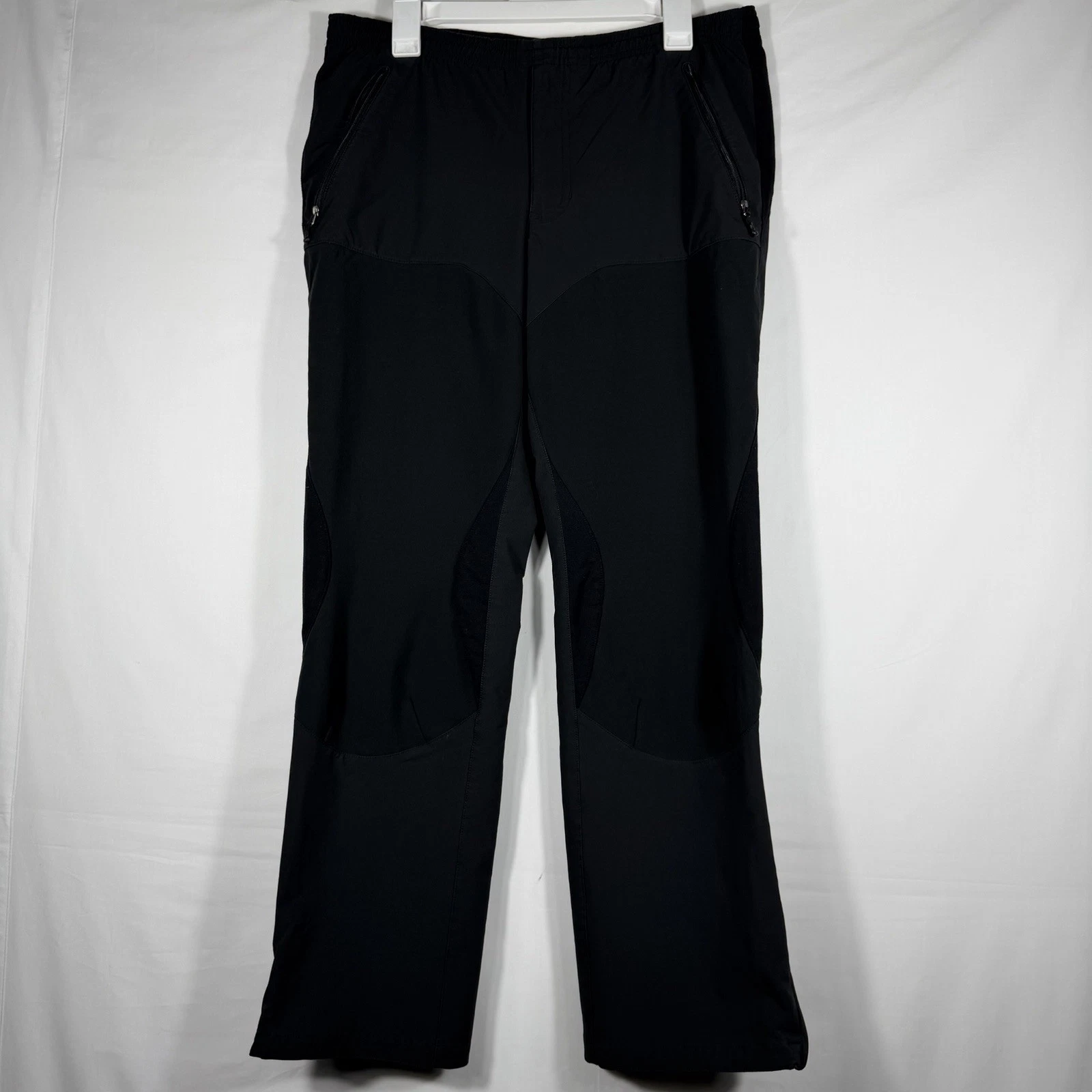 Patagonia Velocity Soft Shell Pants Mens M Black Nordic Ski Alpine Techwear F9