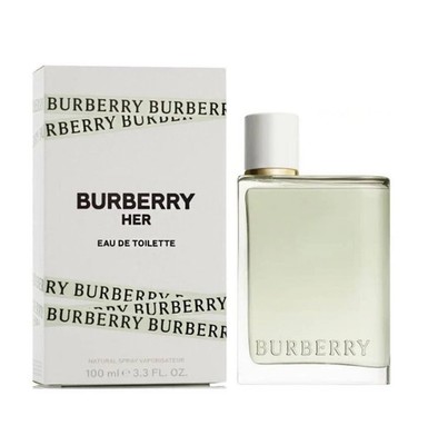 New Burberry Her Eau de Toilette 3.3 oz  100 ml Spray - Long Lasting Fragrance
