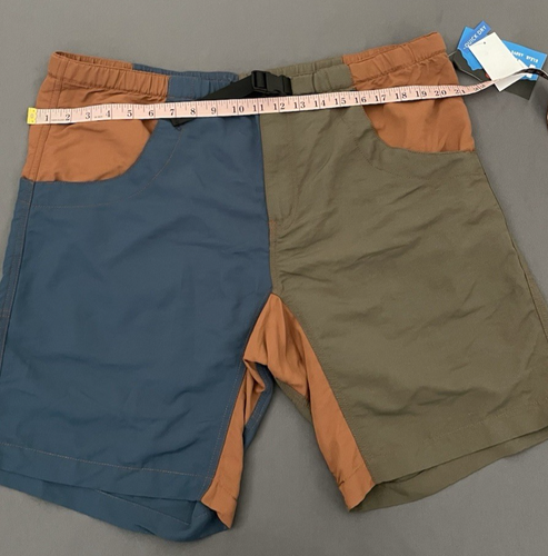 NWT! KAVU Big Eddy Quick Dry Brown Outdoor Nylon Belted Shorts Mens Size XL - Picture 6 of 9