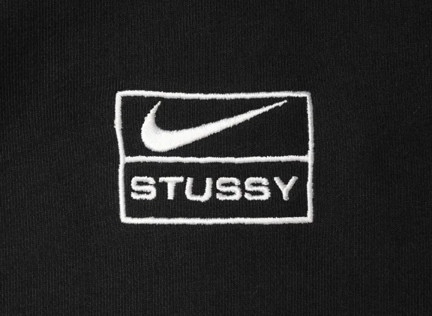 Stussy x Nike Stone Washed Fleece Zip Hoodie Black FJ9175-010 | eBay