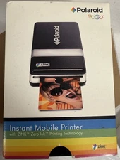 Polaroid PoGo Instant Mobile Thermal Printer ZINK Black Original Preowned