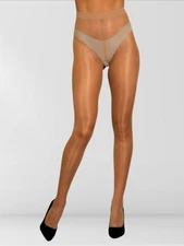 Cecilia de Rafael x The Tight Spot Cristal Crotchless Tights 3 Pair Pack