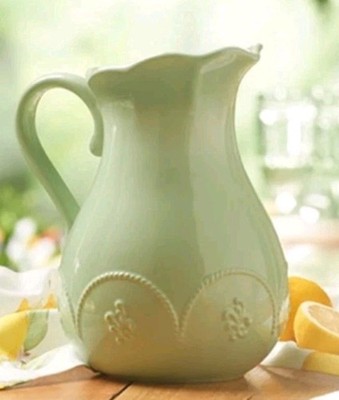 Princess House Marbella  Mint Pitcher 3295 HTF