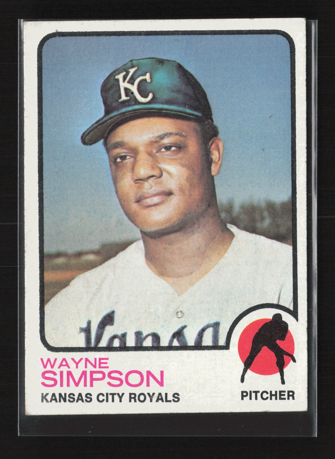 1973 Topps #428 Wayne Simpson Kansas City Royals VG