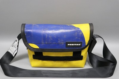 FREITAG F41 HAWAII FIVE-O Messenger Yellow/Blue Used Pvc Crossbody bag Sz Small