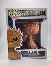 Funko Pop! Movies Hobbit Smaug The Yellow Eyes Dragon Vinyl Figure c2014 see pic