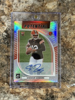2025 Panini Optic Shedeur Sanders Hidden Potential Autograph /199