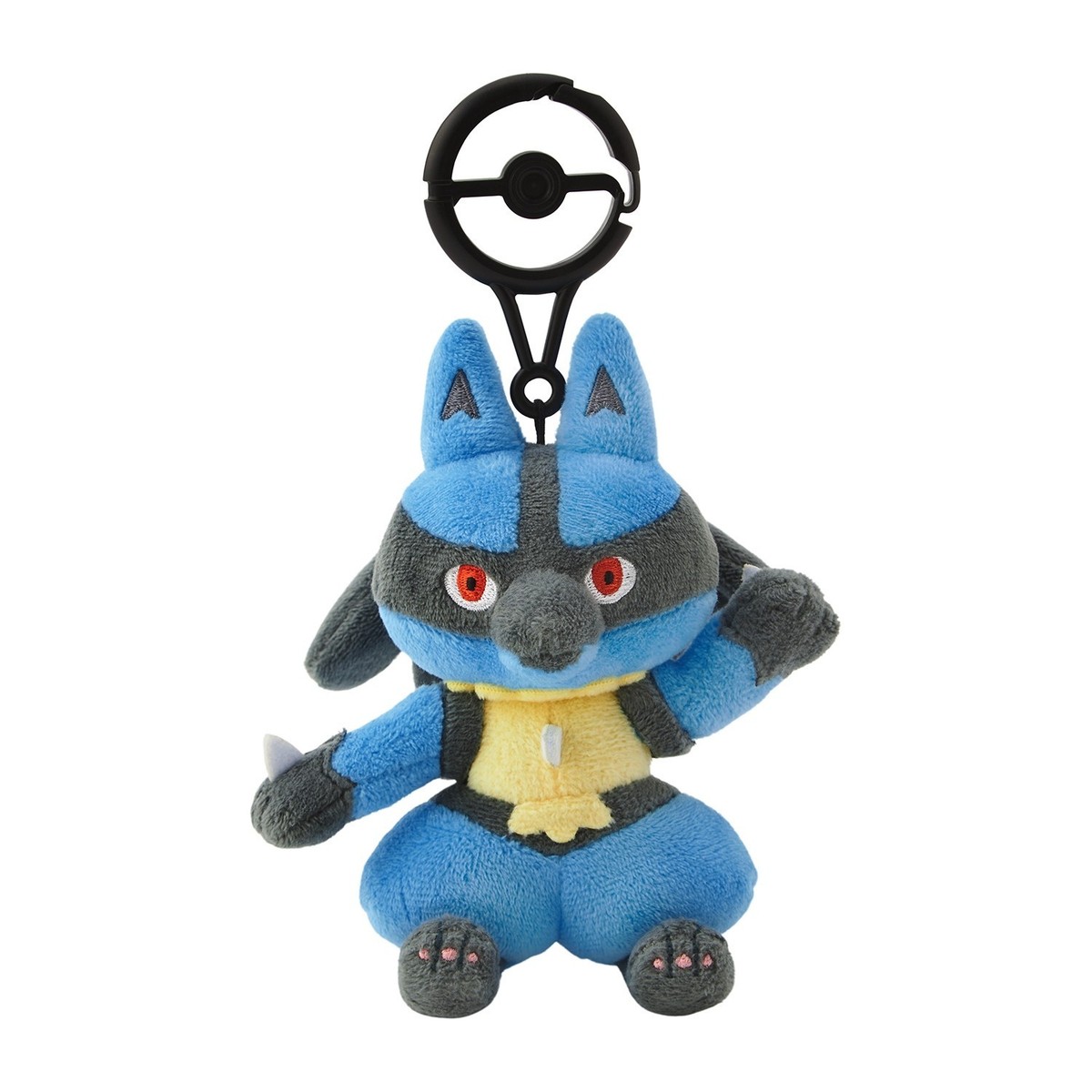 Pokemon Center Japan Lucario Posing Mascot Plush Tokkun-chu Pokemon Center Japan Lucario Posing Mascot Plush Tokkun-chu