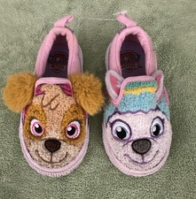 Paw Patrol Sneakers Size 6 Toddler Kids Girls Fleece Slip-on