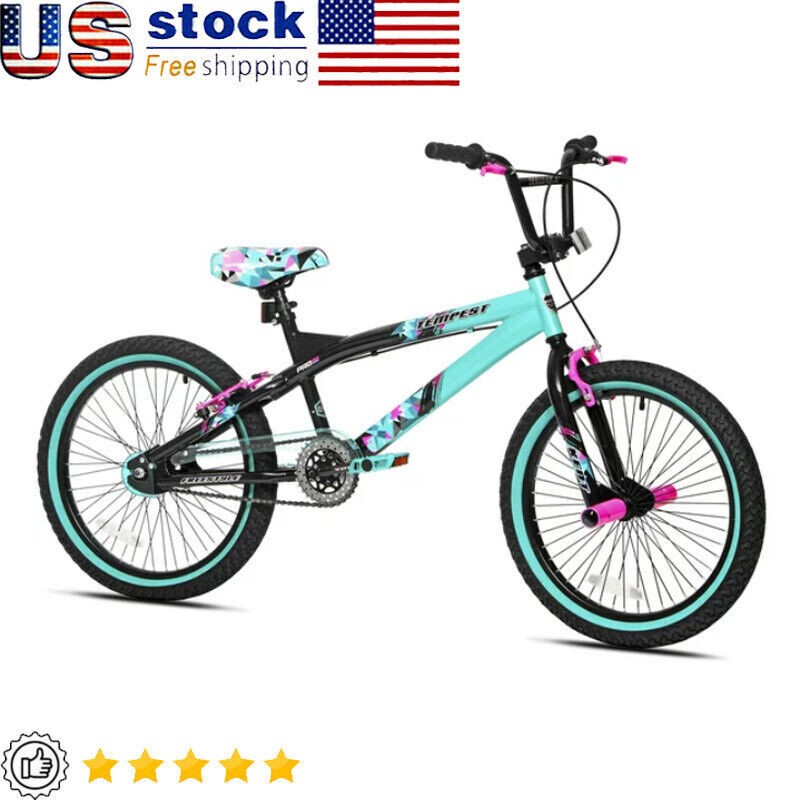 Girl's Tempest Bicycles Single-speed Steel Frame Cycling Comfortable Seat 20" US