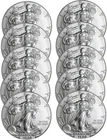 LOT OF 10 (TEN) - 1 oz American Silver Eagle Coins BU (Random Year)