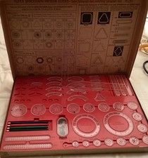 Vintage Kenner Super Spirograph No 2400 Paper Pins Board Instructions Incomplete