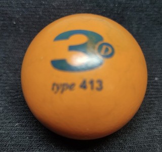 Minigolfball 3d 413 KL 21 5/29/35 unmarkiert alte Serie Top Zustand