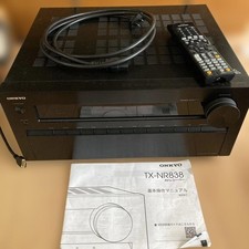Onkyo Tx-nr838 Ricevitore Av per Ricambi o Riparazione Rete Hdmi 7.2 Canali Casa