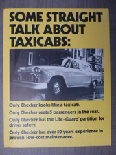 1981 Checker Taxicab sales brochure