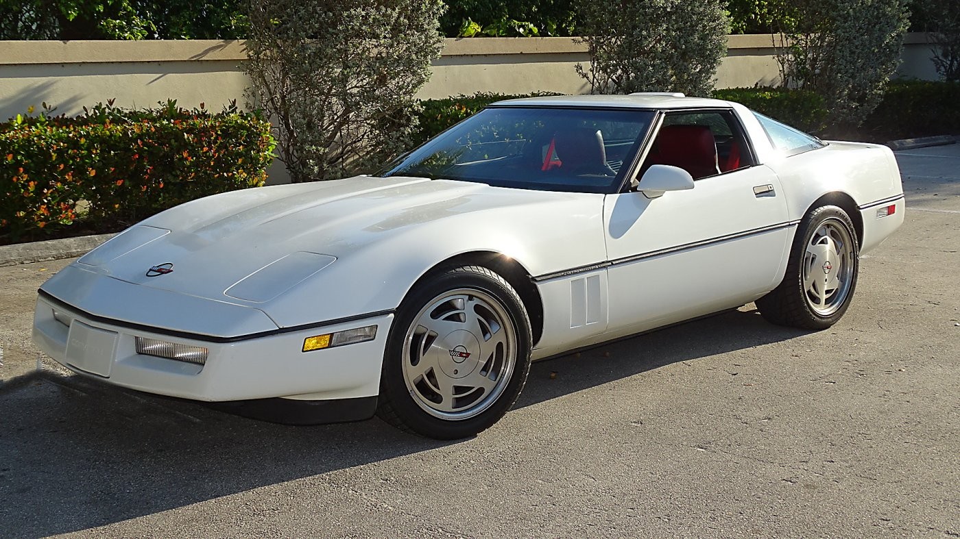 1989 WHITE Chevrolet Corvette   | C4 Corvette Photo 7