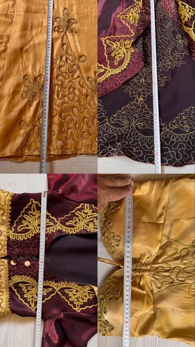 Trachtenroter Bindalli Kaftan, türkischer Sultan Damen Tracht, osmanisches Modell - Bild 10 von 10