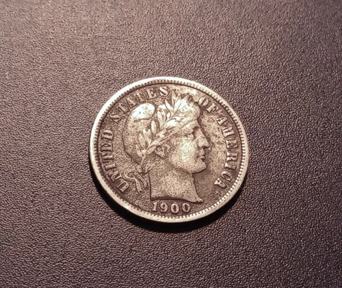 VF details 1900-S Barber Dime (better date)