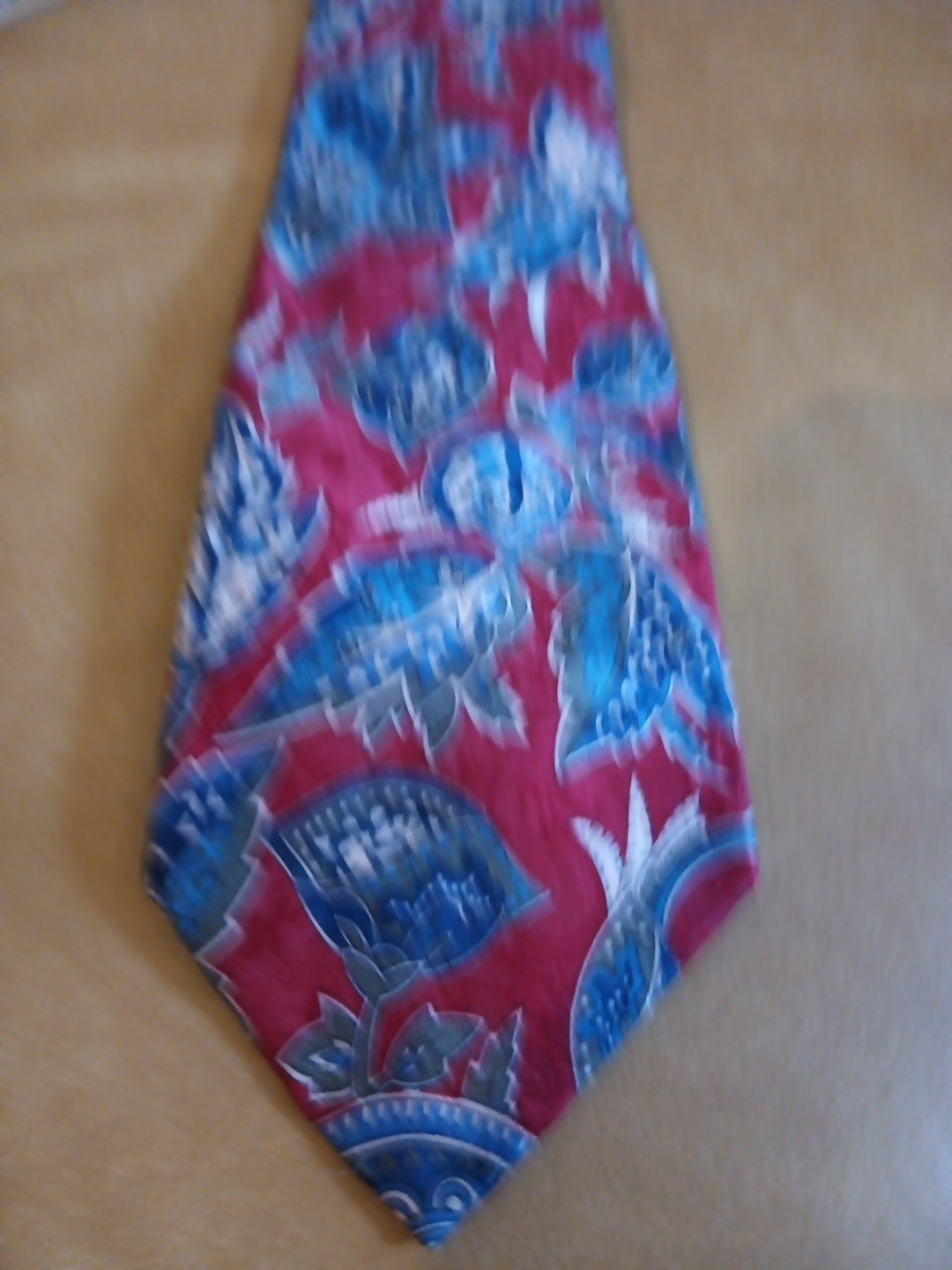 Basic Elements Polyester Men's Necktie Red& Blue … - image 6