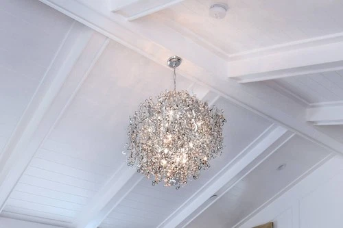 Maxim Comet 25" Wide Chrome and Crystal Chandelier - Picture 9 of 10