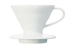 Hario V60 Ceramic Coffee Dripper Cone Pour Over Brewer White 2-4 Cups