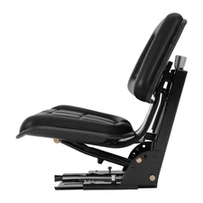 Black Universal Tractor Suspension Seat For Massey Ferguson Ford / New Holland