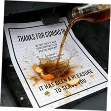 White Car Paper Floor Mats : 50 Pcs Disposable Floor Cars Auto Vehicles