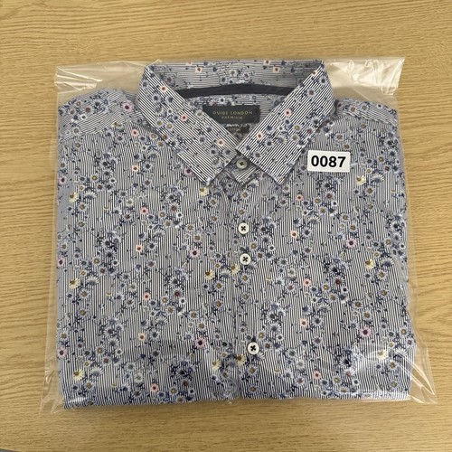 Guide London Premium Floral Shirt Mens Size XXXL 3XL Multicolored Long Sleeve - Picture 11 of 11