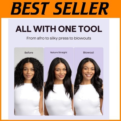 Negative Ion Ceramic Curling Iron Brush, Dual Voltage