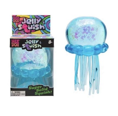 NeeDoh Jelly Squish Qualle Stressspielzeug Sensorik Fidget Quetschspielzeug Blau