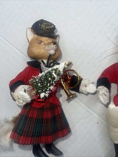 Vintage Kurt Adler Mr Mrs Fox “AS IS” Christmas Decor - Picture 2 of 10
