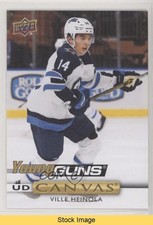 2019-20 Upper Deck UD Canvas Young Guns Ville Heinola #C96 READ 18qm