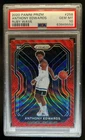 2020-21 Panini Prizm Anthony Edwards RC Ruby Wave Prizms Rookie #258 PSA 10