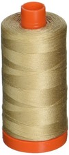 Mako Cotton Sewing Thread Solid 50wt 1422Yds Sand Quilting Embroidery Spool
