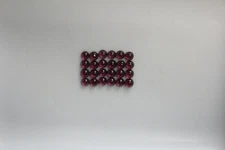 Rhodolite Garnet 2mm, 3mm, 4mm, 5mm, 6mm Flat Back Round Cabochon Loose Gem(s)