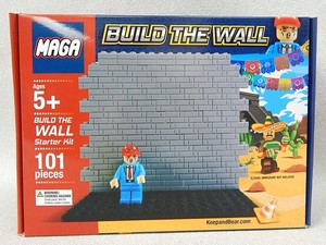 maga build the wall building blocks