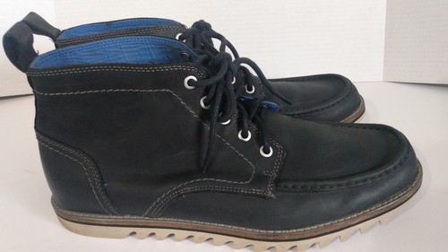 Mark Nason Skechers 68093 Memory Foam Mens Black Leather Boots Shoes Size 11 - Picture 6 of 11