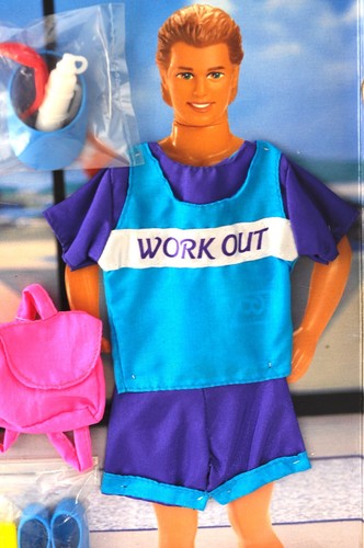 Mattel-Barbie Great Date Fashions Ken & Barbie Activewear Doll Clothes - Picture 4 of 12