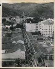 Foto de prensa 1953 Semana de la Patria (Semana de la Patria) Ceremonia en Venezuela