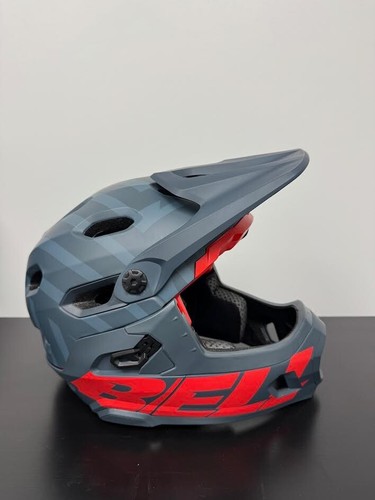 BELL Super DH MIPS Mountain Bike Helmet-Matte Blue/Crimson L-58-62CM NEW - Picture 3 of 6