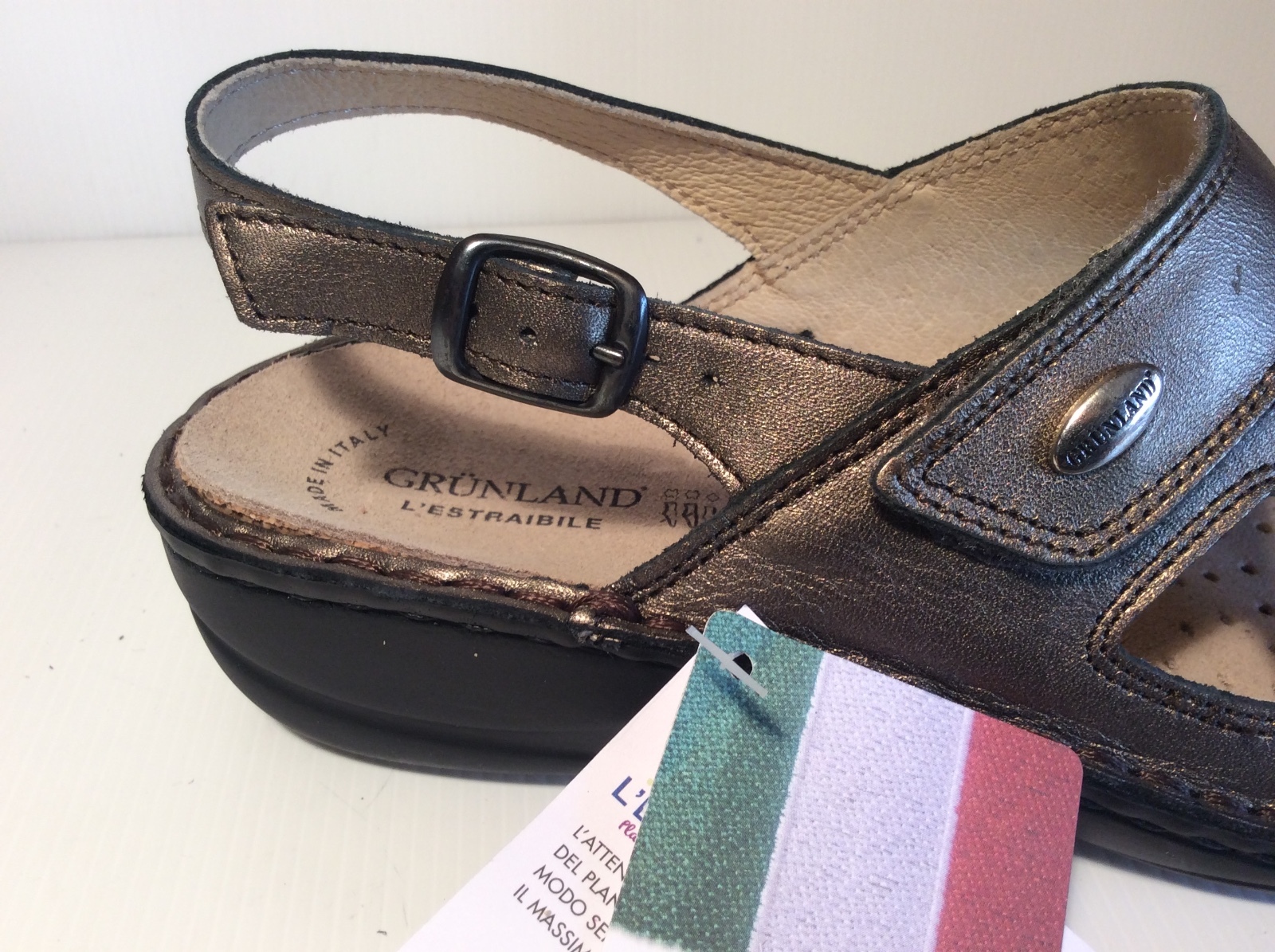 GRUNLAND DARA SE0034 plantare PIOMBO sandali donna plantare SE0034 estraibile Made in italy 0fde69 GRUNLAND DARA SE0034 plantare PIOMBO sandali donna plantare SE0034 estraibile Made in italy 0fde69