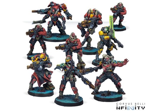 Infinity Combined Army Morat Aggresion Forces Action Pack Corvus Belli CodeOne