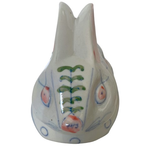 VTG Porcelain Rabbit Figurine Hand Painted Easter Decor - Picture 7 of 8