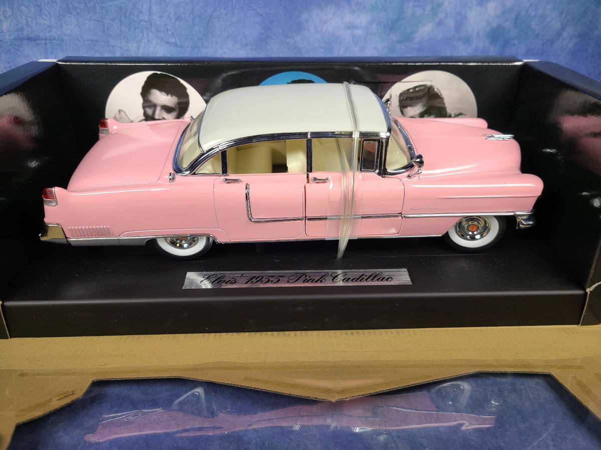 MRC Elvis' 1955 Pink Cadillac Mint in Box 1/18 Scale | eBay