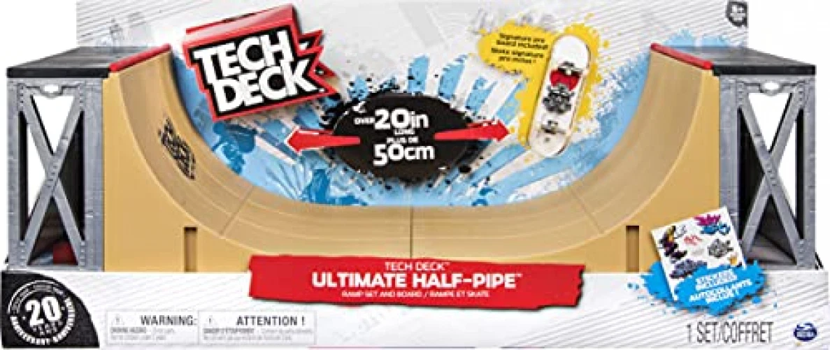 Tech Deck - Ultimate Half-Pipe Ramp & Exclusive Primitive Pro Model  Fingerboard