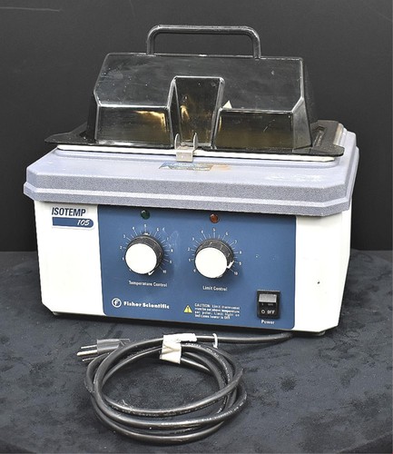 FISHER ISOTEMP 105 SINGLE CHAMBER WATER BATH with LID 100% PERFECT FREE SHIPPING - Afbeelding 1 van 11