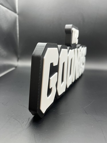 Espositore Insegna Logo The Goonies | Scaffale Scrivania Parete 3D Arte - Foto 4 di 4