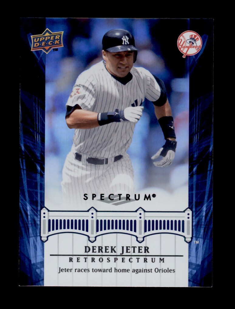 2008 UPPER DECK SPECTRUM RETROSPECTRUM #DJ52 DEREK JETER NEW YORK YANKEES HOF