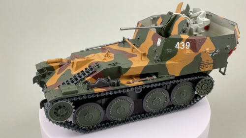 Built 1/35 Scale German Tank Sd.Kfz. 140 Gepard Flakpanzer 38 (t), World War II - Video 1 of 1