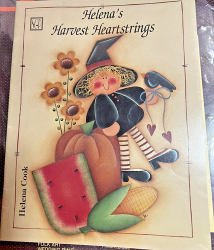 Helena's Harvest Heartstrings Deko Tole Malbuch Helena Cook '95 NEU - Bild 2 von 12